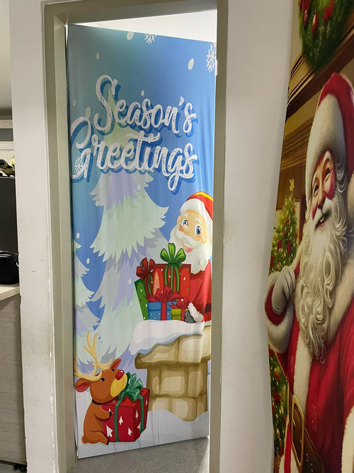 Forro Navideño para puerta