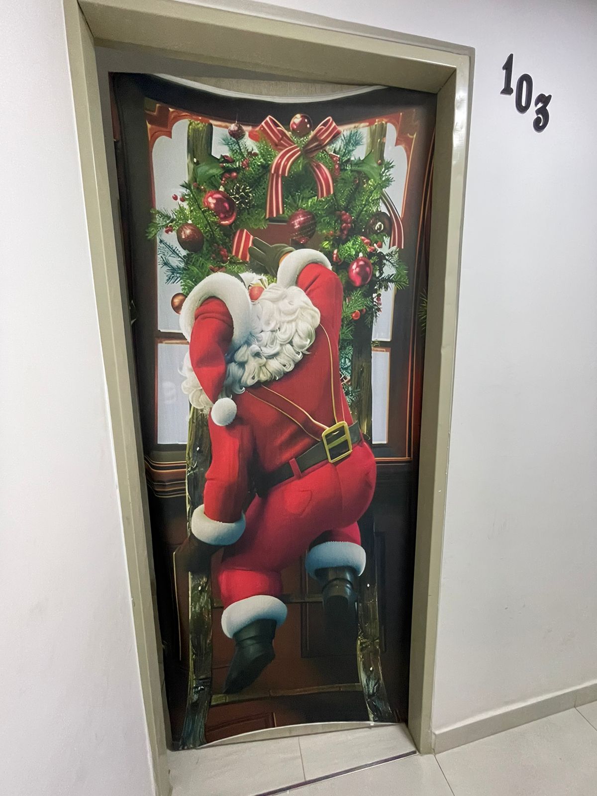 Forro Navideño para puerta