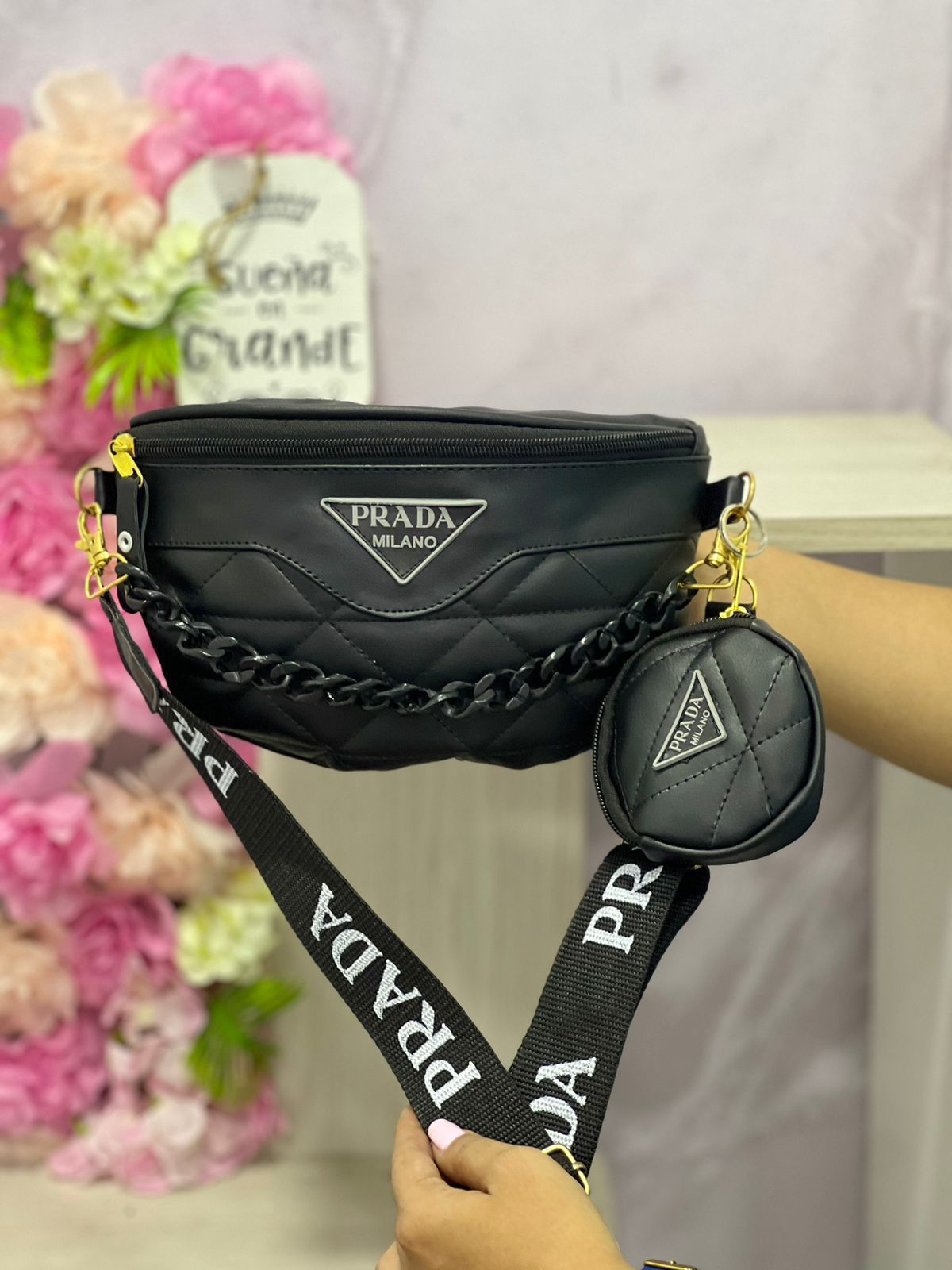 Bolso riñonera manos libres + MONEDERO GRATIS