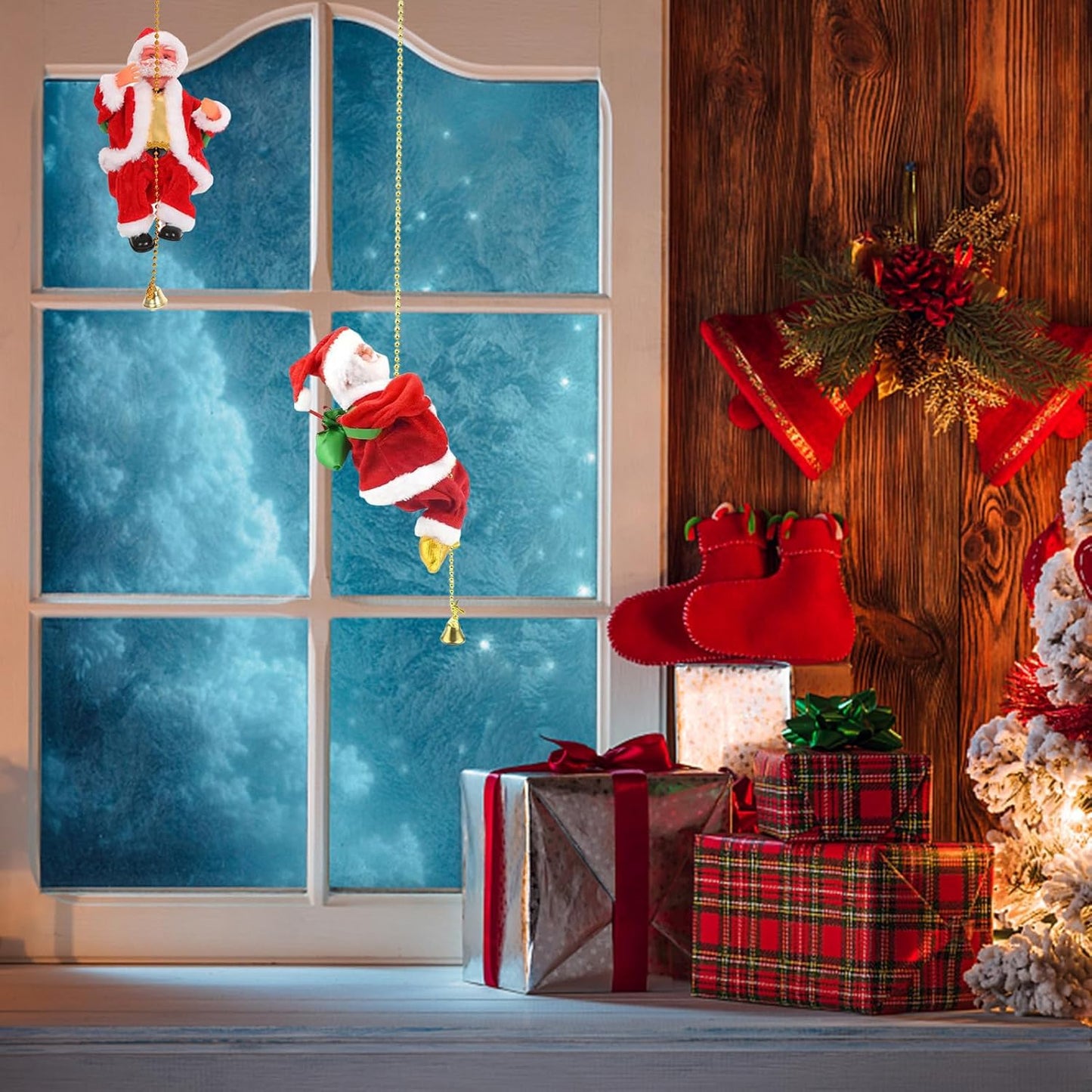 Papa noel trepador + 2 cojines gratis
