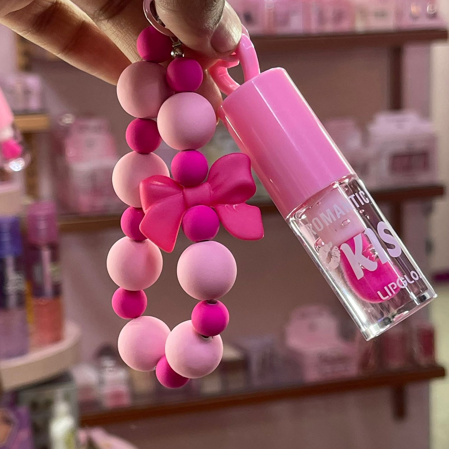 Llavero con gloss viral