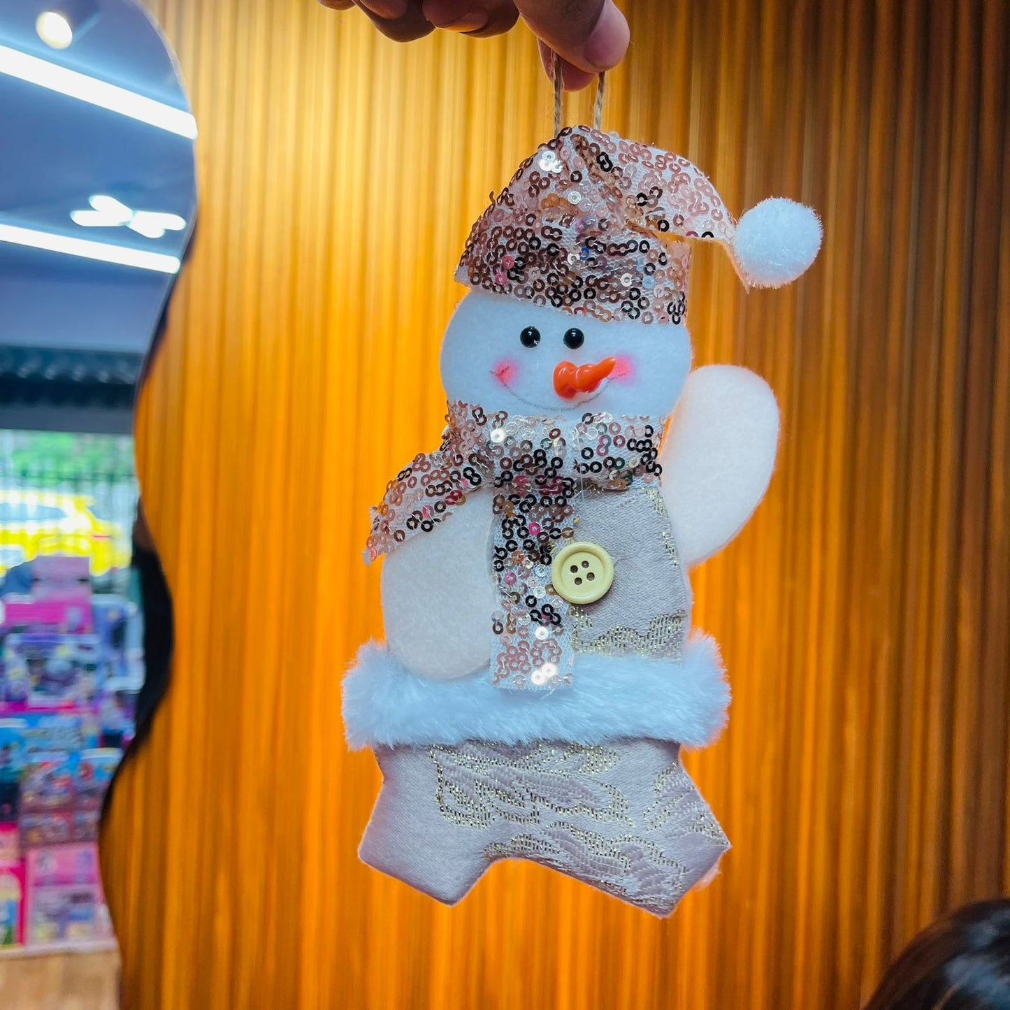 Muñeco de nieve navideño