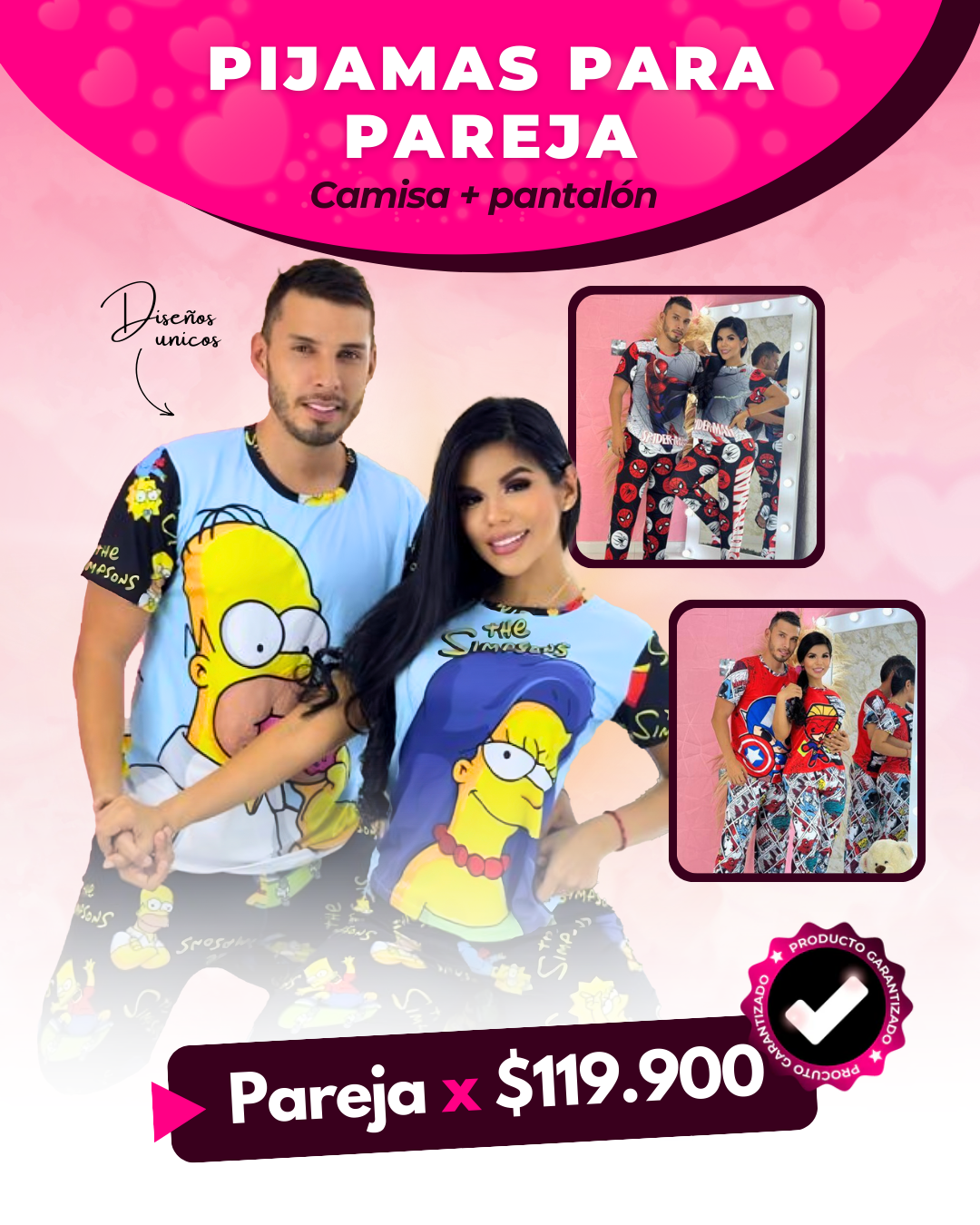 banner pijamas surtidas