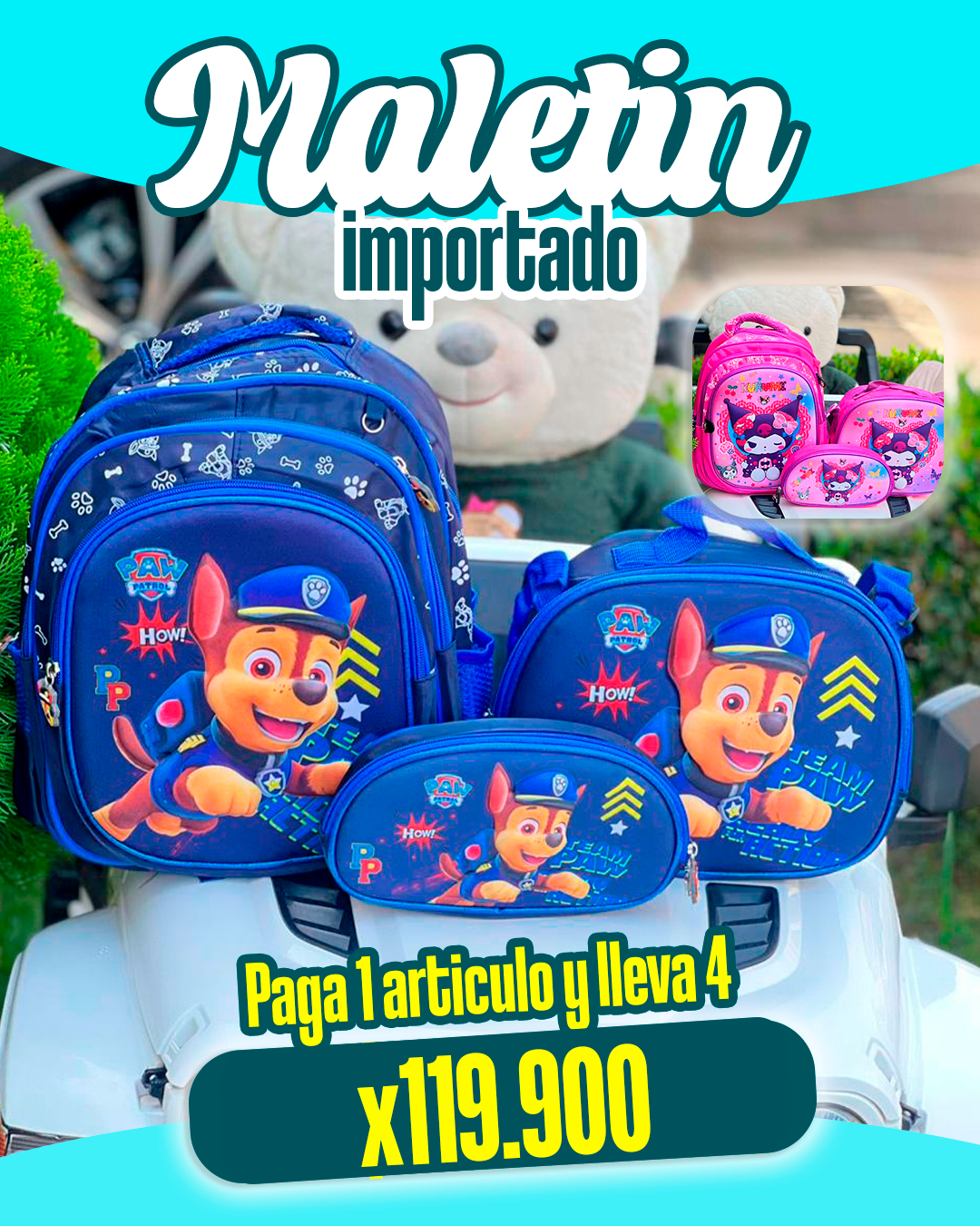 banner pijamas surtidas