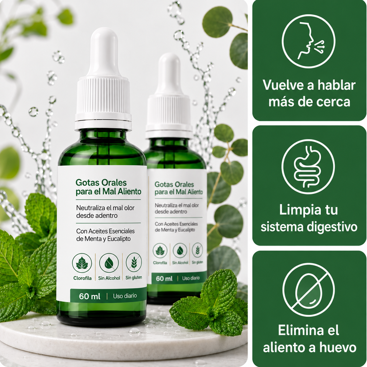 Gotas Naturales · Tratamiento Avanzado contra el Mal Aliento