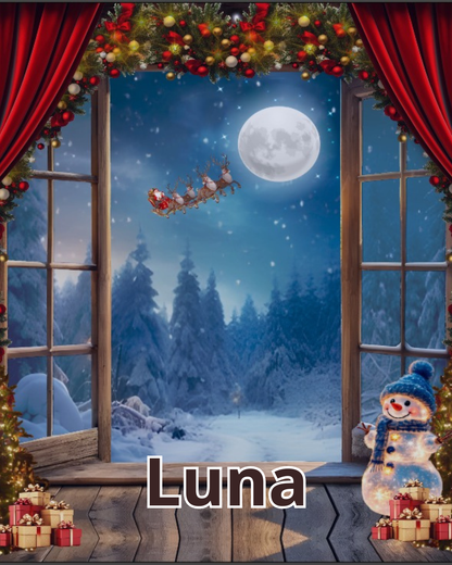 Telon navideño 2x3 Metros