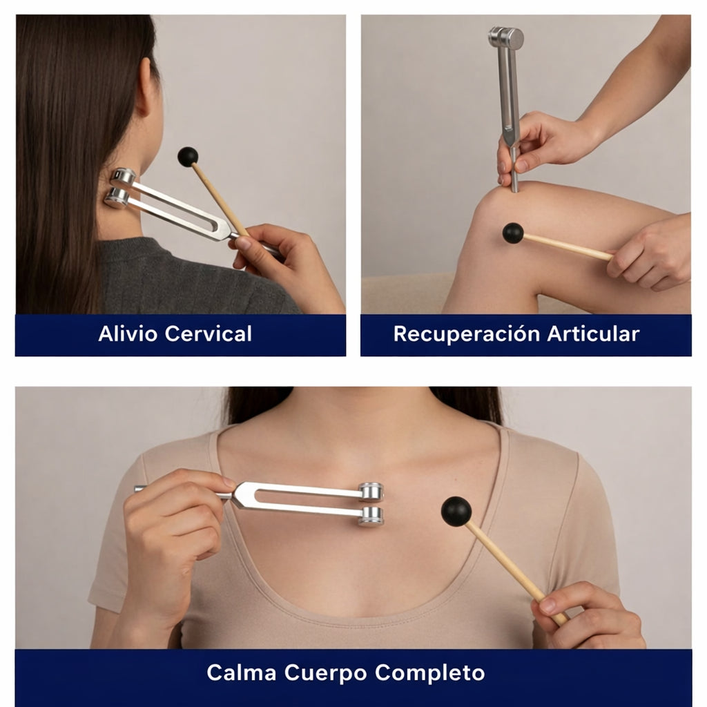 Instrumento de curación Flujo vital 128 Hz