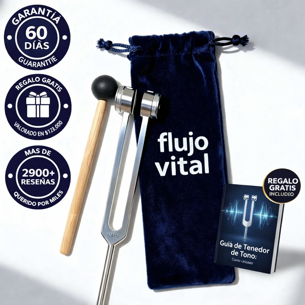 Instrumento de curación Flujo vital 128 Hz