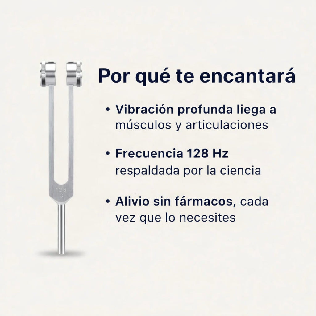 Instrumento de curación Flujo vital 128 Hz