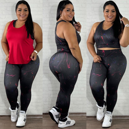 CONJUNTO DEPORTIVO 3 PCS TALLA PLUS