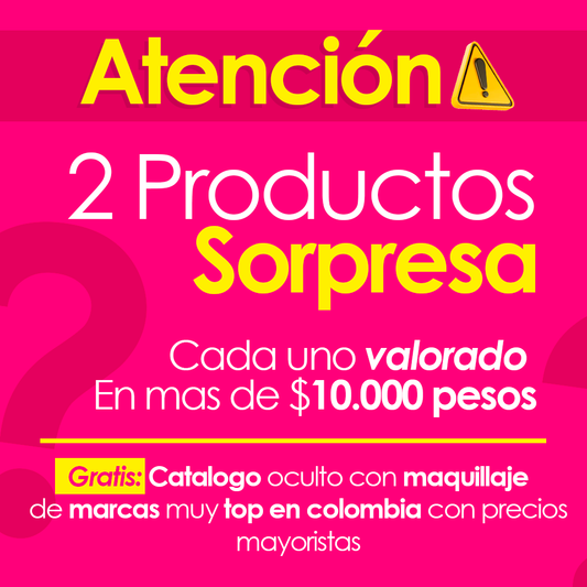 2 Productos sorpresa maquillaje
