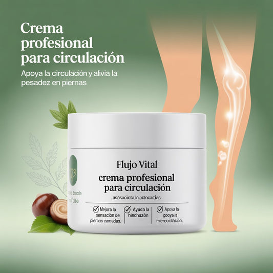 Crema para la circulación de piernas profesional