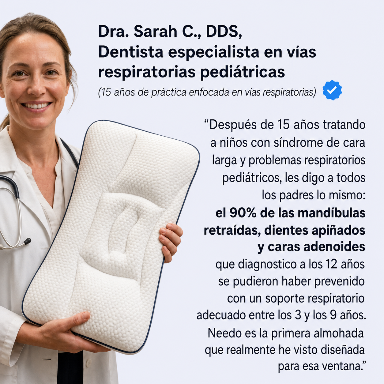 Almohada postural infantil