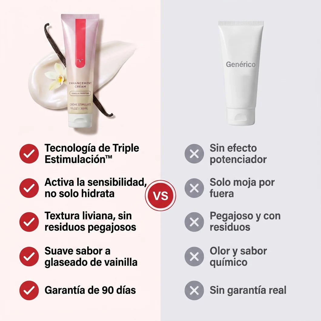 Crema Potenciadora Glaseado de Vainilla