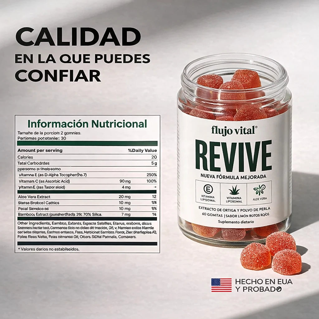 Gomitas para revitalizar el cabello