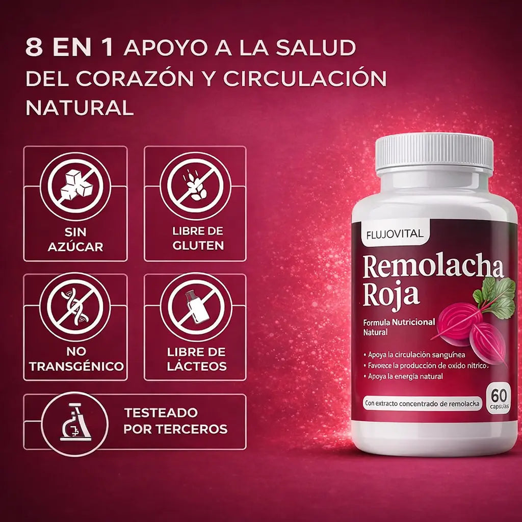 Fórmula de raíz de remolacha de Flujo vital