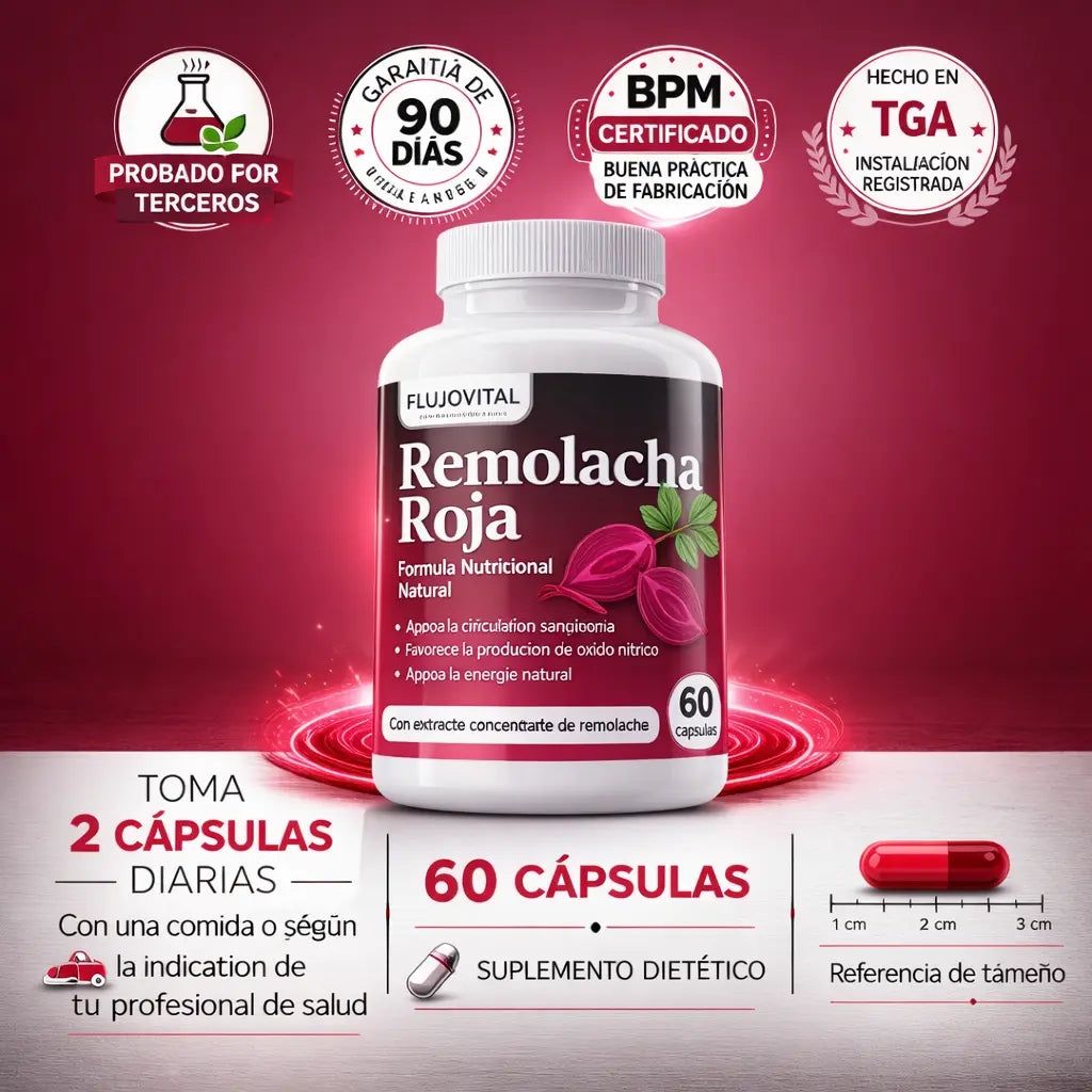 Fórmula de raíz de remolacha de Flujo vital