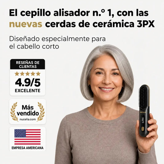 El PRIMER cepillo alisador inteligente para cabello corto